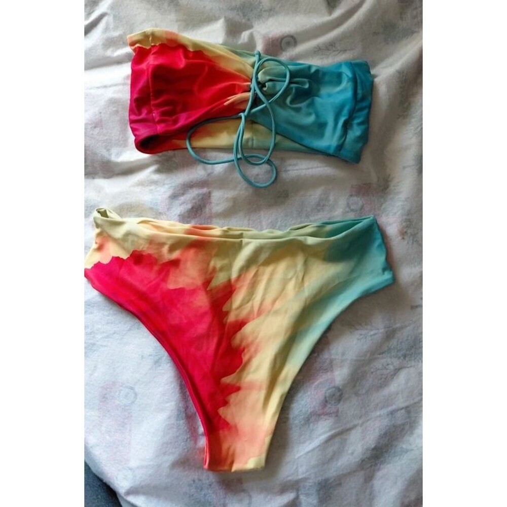 Shein TieDye Bikini-L